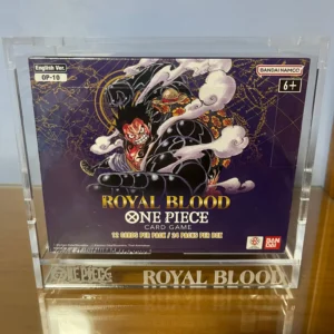 Caja de Acrílico para Booster Box One Piece Card Game OP-10 | Protector 4mm con Pasador 🏴☠️