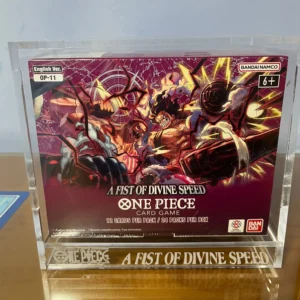 Caja de Acrílico para Booster Box One Piece Card Game OP-11 | Protector 4mm con Pasador 🏴☠️