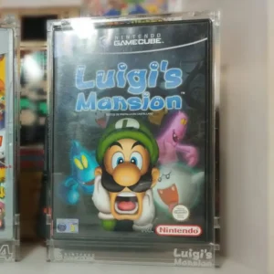 Caja de Acrílico para Videojuegos Nintendo GameCube | Protector 4mm con Pasador 🟣