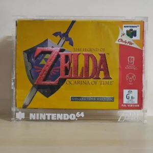 Caja de Acrílico para Cajas de Videojuegos Nintendo 64 (N64) | Protector 4mm con Pasador ⭐️