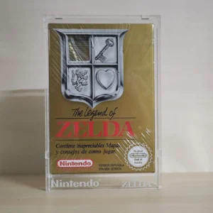 Caja de Acrílico para Cajas de Videojuegos Nintendo NES | Protector 4mm con Pasador 🕹️