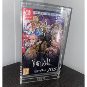 Caja de Acrílico para Videojuegos Nintendo Switch | Protector 4mm con Pasador 🔴