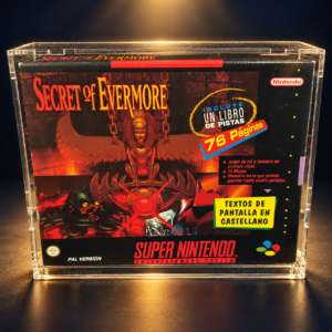 Caja de Acrílico para Videojuegos Super Nintendo Big BOX
