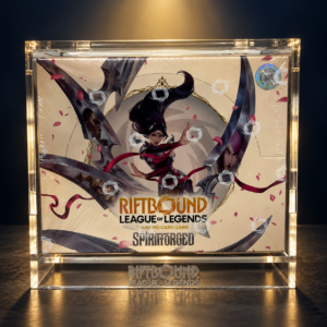 Caja de Acrílico para Booster Box League of Legends Riftbound: Spiritforged