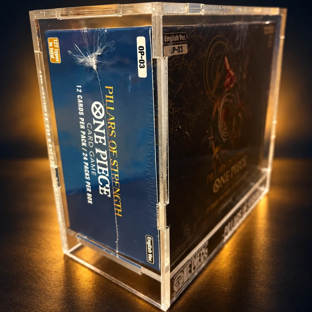 Caja de Acrílico para Booster Box One Piece Card Game OP-03