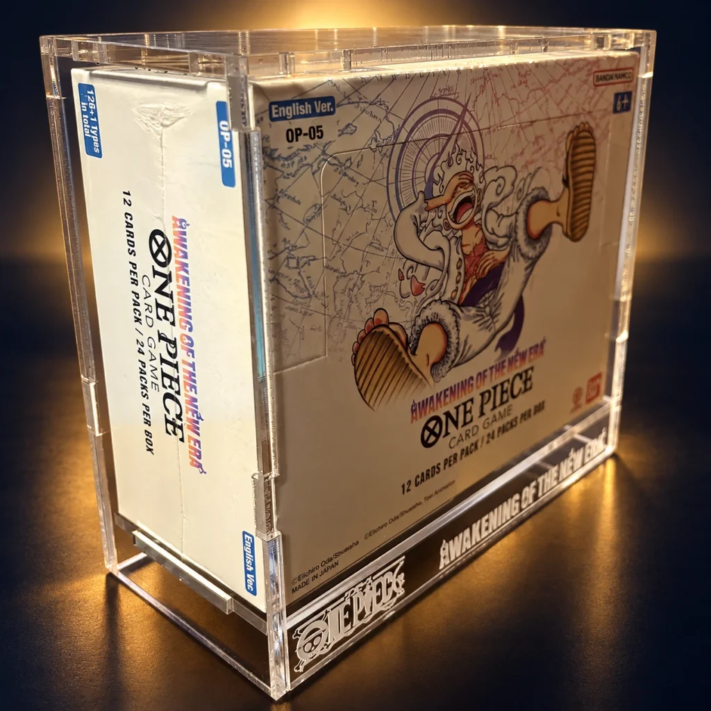 Caja de Acrílico para Booster Box One Piece Card Game OP-05