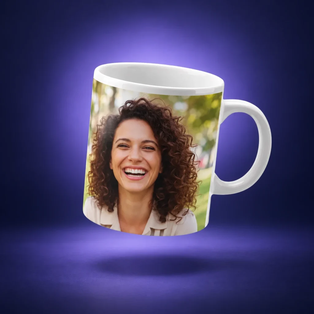Taza Blanca Personalizada con Foto y Diseño