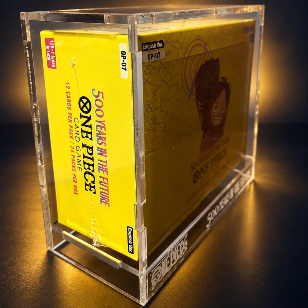 Caja de Acrílico para Booster Box One Piece Card Game OP-07