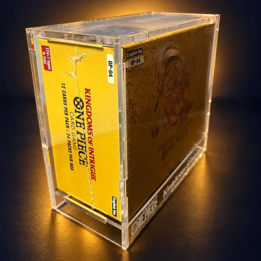 Caja de Acrílico para Booster Box One Piece Card Game OP-04