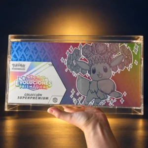 Caja de Acrílico para Colección Superpremium Evoluciones Prismáticas