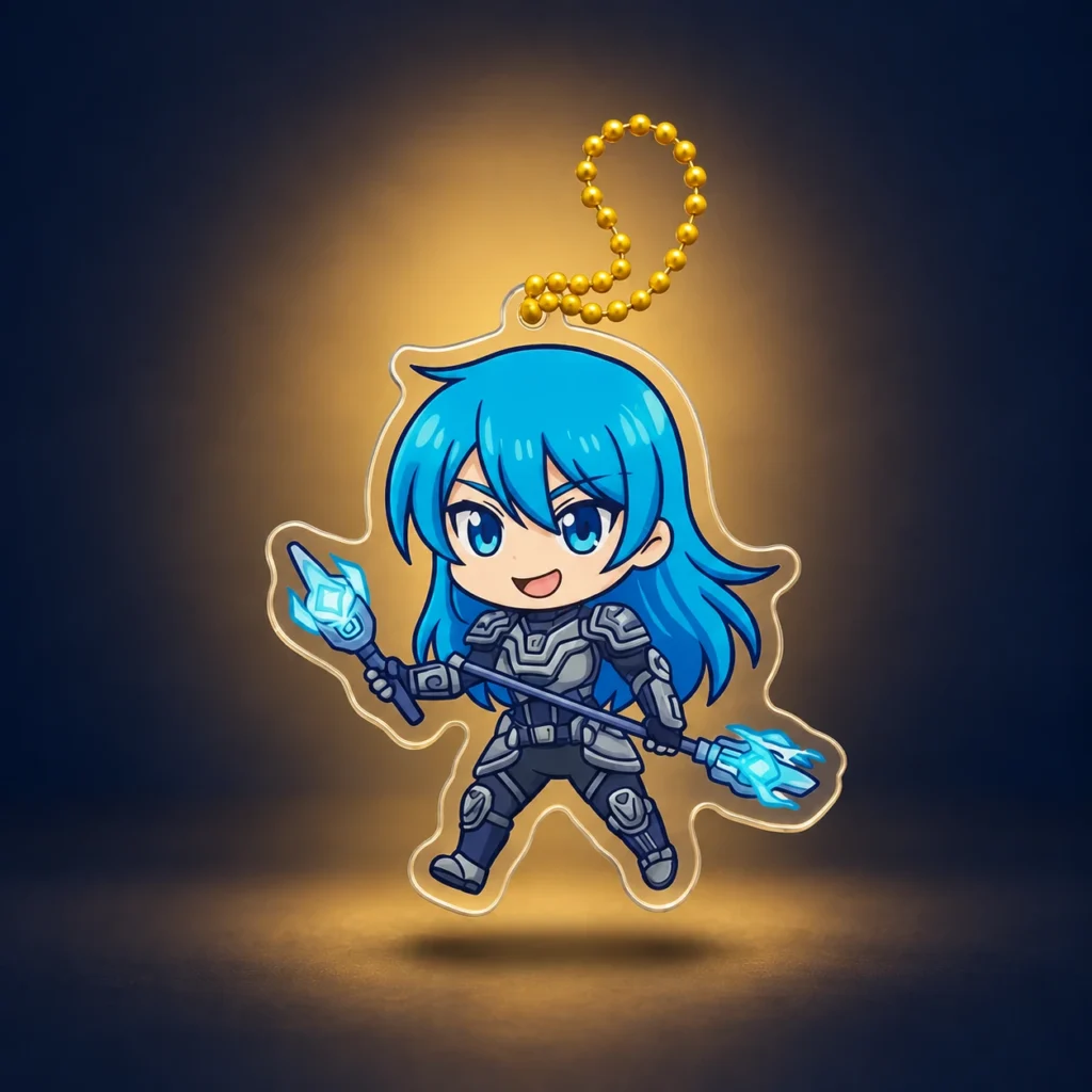 Llaveros Acrílicos Personalizados con Tu Foto, Anime o Mascota (5-6 cm) – Calidad Premium