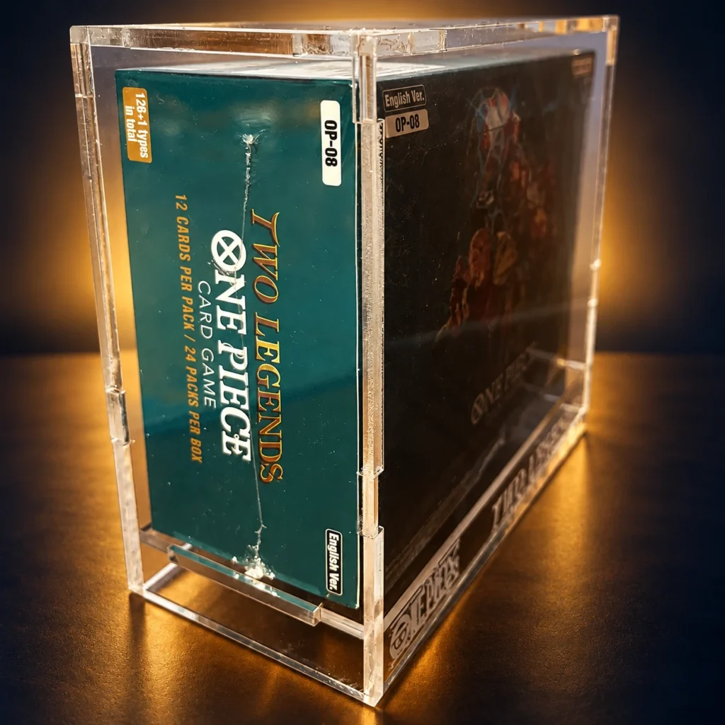 Caja de Acrílico para Booster Box One Piece Card Game OP-08