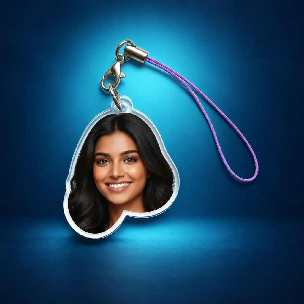 Mini Charm Personalizado de Acrílico para Móvil (4cm) – Caras, Mascotas y Anime