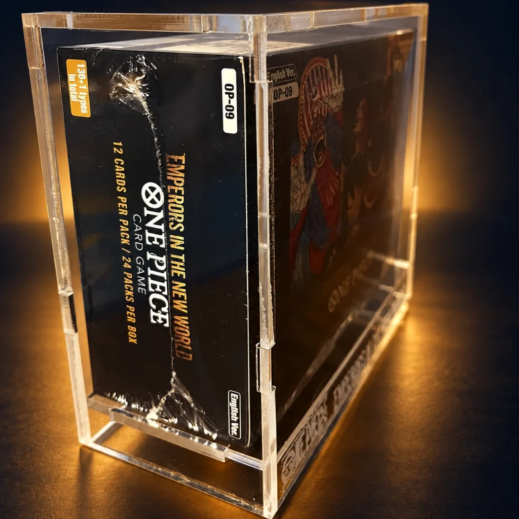 Caja de Acrílico para Booster Box One Piece Card Game OP-09