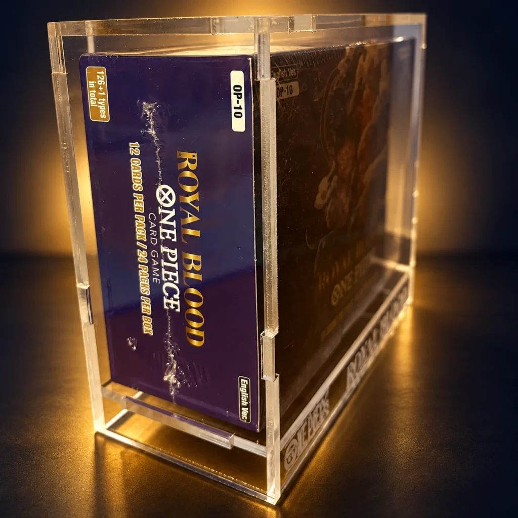 Caja de Acrílico para Booster Box One Piece Card Game OP-10