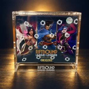 Caja de Acrílico para Booster Box League of Legends Riftbound: Origins