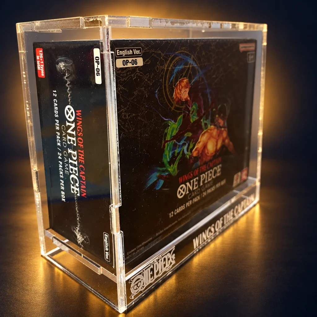 Caja de Acrílico para Booster Box One Piece Card Game OP-06