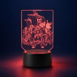 Lámpara LED Personalizada Estilo Silueta (Anime, Texto, Logos) – Luz RGB y Base Táctil